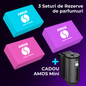Pachet Amos all-inclusive: 3 Seturi de 7 Rezerve + CADOU difuzor AMOS Mini negru - Auto Alorria