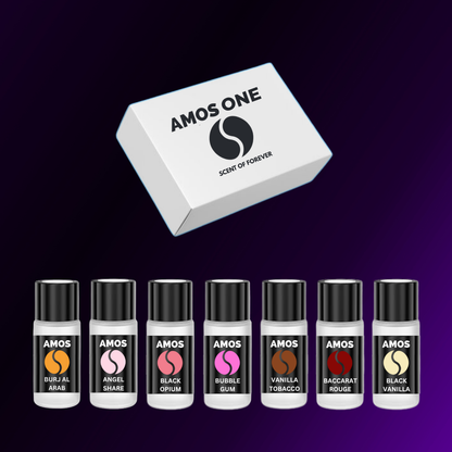 Amos One White - set 7 parfumuri de rezervă - Auto Alorria