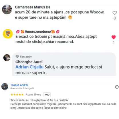 PACHET AMOS ONE Difuzor Smart + 6 parfumuri dementiale cadou