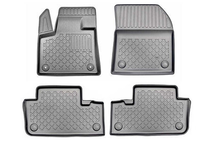 Covorase auto tip tavita DS 7 Crossback, an fabricatie 02.2018 - prezent, caroserie suv nu corespunde pentru versiunea cu tunel median pe randul 2 | 603910