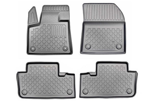 Covorase auto tip tavita DS 7 Crossback, an fabricatie 02.2018 - prezent, caroserie suv nu corespunde pentru versiunea cu tunel median pe randul 2 | 603910