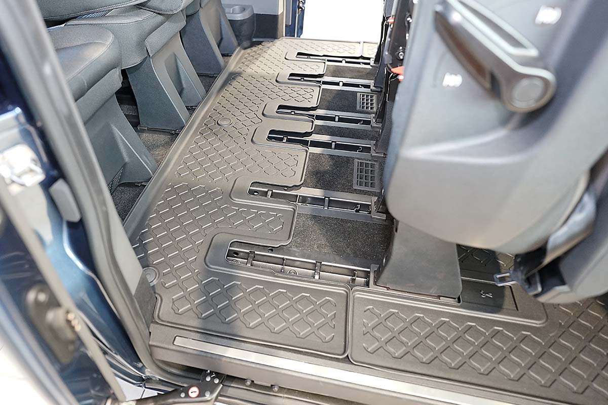 Covorase auto tip tavita Ford Tourneo Custom, an fabricatie 01.2013 - 2018, caroserie van ampatament l1 si l2, cutie manuala si automata, rand 3 | 693145