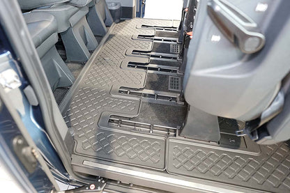 Covorase auto tip tavita Ford Tourneo Custom, an fabricatie 01.2013 - 2018, caroserie van ampatament l1 si l2, cutie manuala si automata, rand 3 | 693145