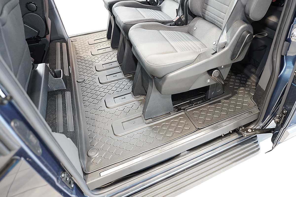 Covorase auto tip tavita Ford Tourneo Custom, an fabricatie 01.2018 - prezent, caroserie van ampatament l1 si l2, cutie manuala si automata, rand 2 | 683145