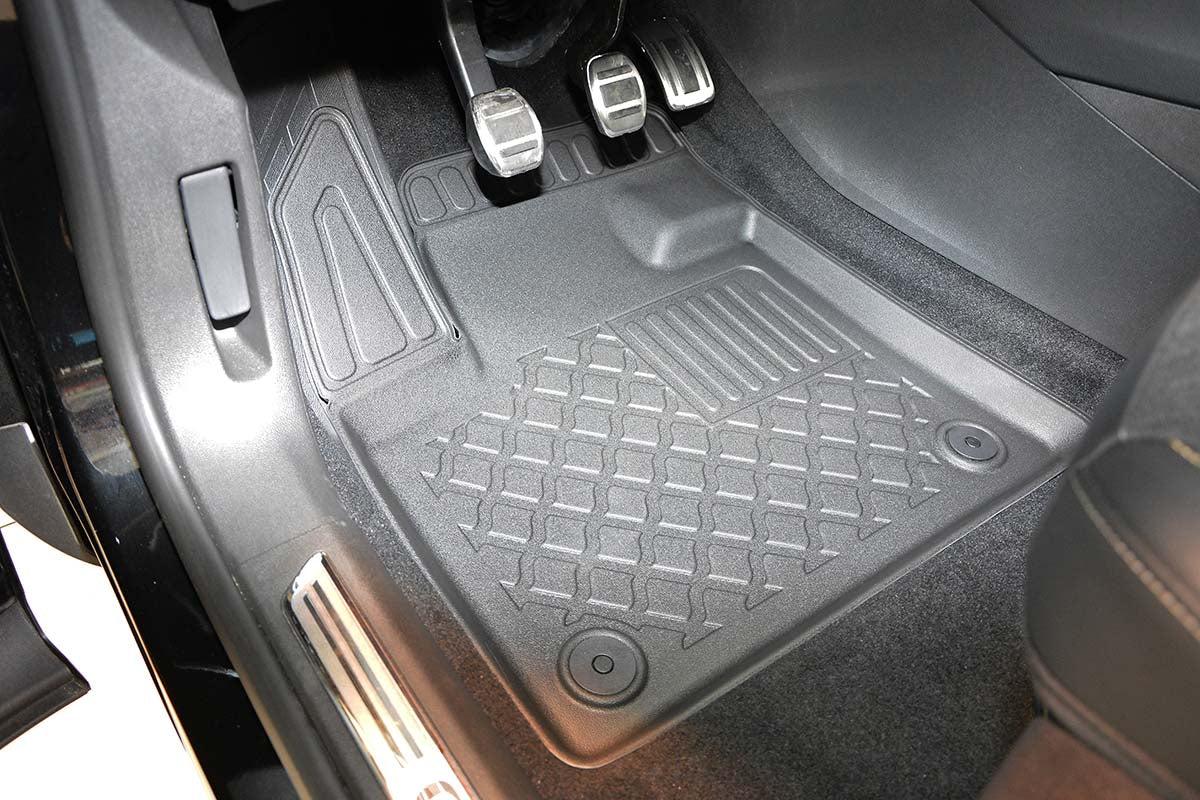 Covorase auto tip tavita DS 7 Crossback, an fabricatie 02.2018 - prezent, caroserie suv nu corespunde pentru versiunea cu tunel median pe randul 2 | 603910
