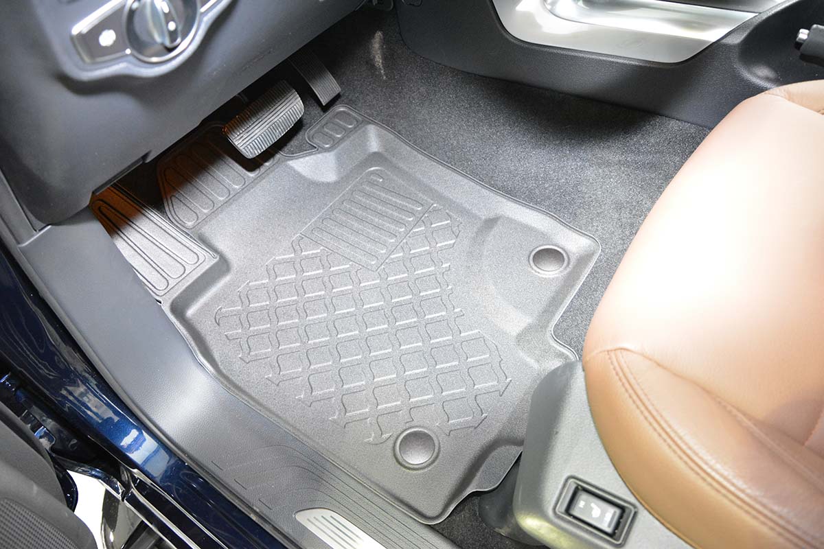 Covorase auto tip tavita Mercedes X-Class Clasa X, an fabricatie 01.2016 - prezent, caroserie pick-up fara stingatorul fixat la pasagerul din dreapta | 603361