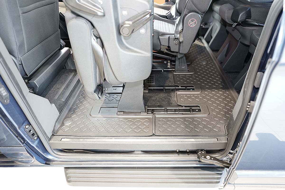 Covorase auto tip tavita Ford Tourneo Custom Facelift, an fabricatie 02.2018 - prezent, caroserie van ampatament l1 si l2, cutie manuala si automata, rand 3 | 693145