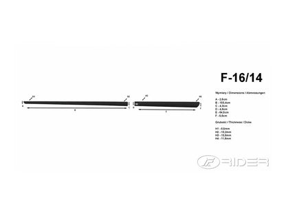 Bandouri laterale Honda Civic IX, an fabricatie 03.2012 - 02.2017, caroserie hatchback | F-16/14