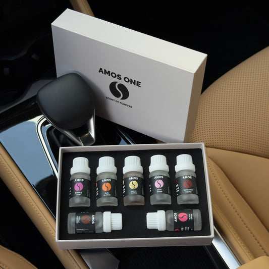 Amos One White - set 7 parfumuri de rezervă - Auto Alorria