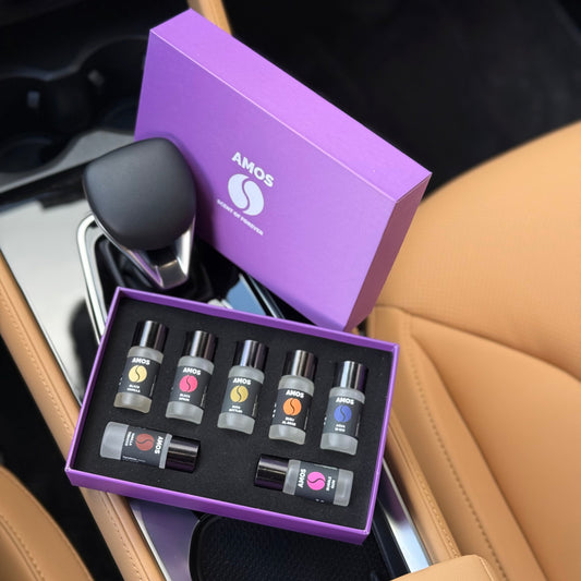 Amos Mini Purple - set 7 parfumuri de rezervă - Auto Alorria