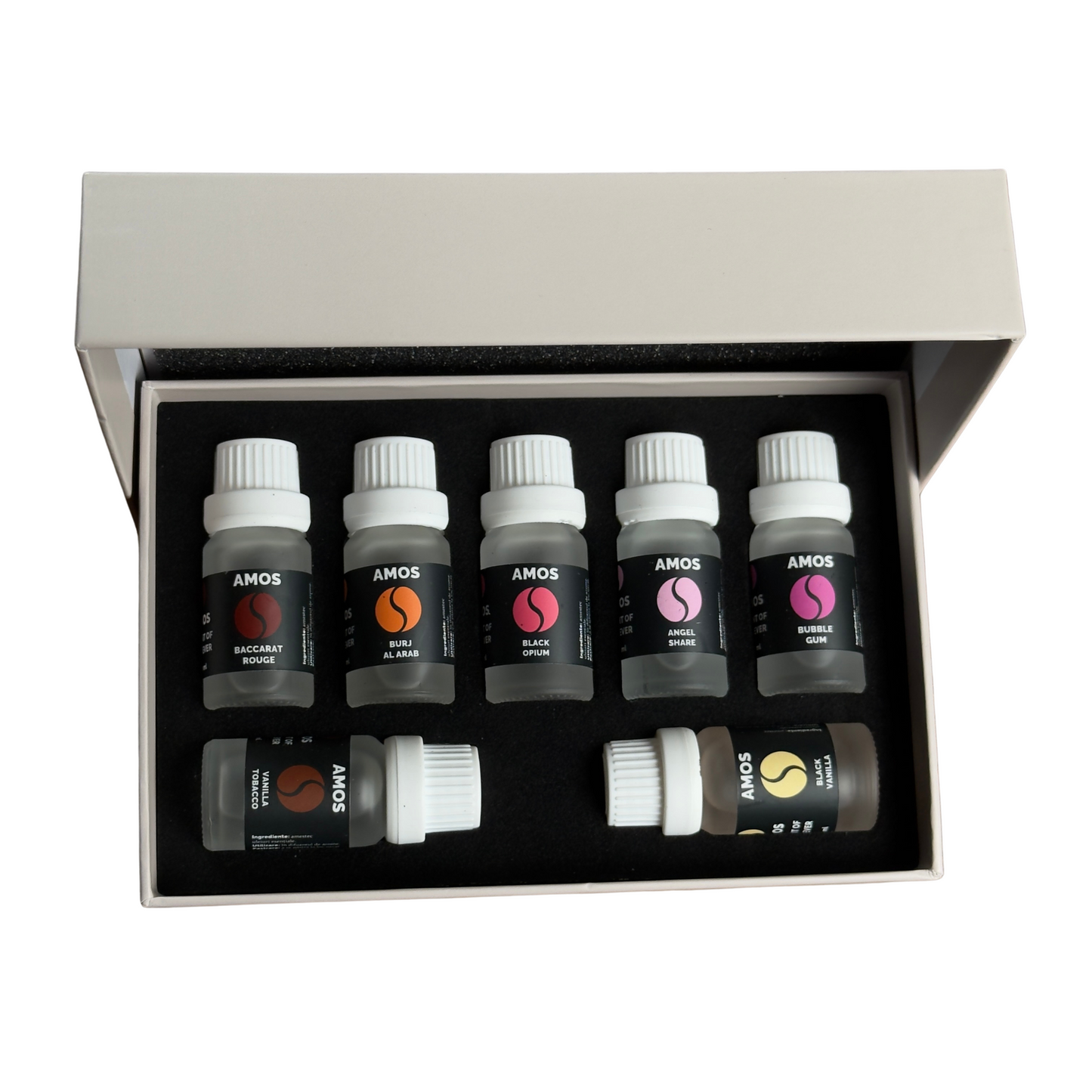 Amos One White - set 7 parfumuri de rezervă - Auto Alorria